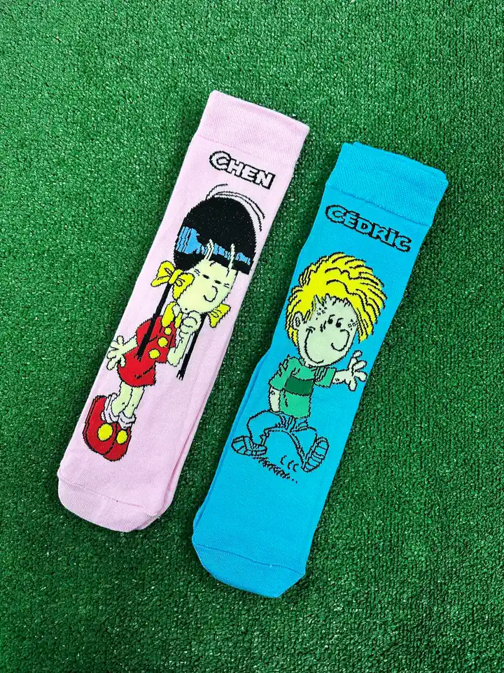 Chen ve Cedric Çift Soket Çorap