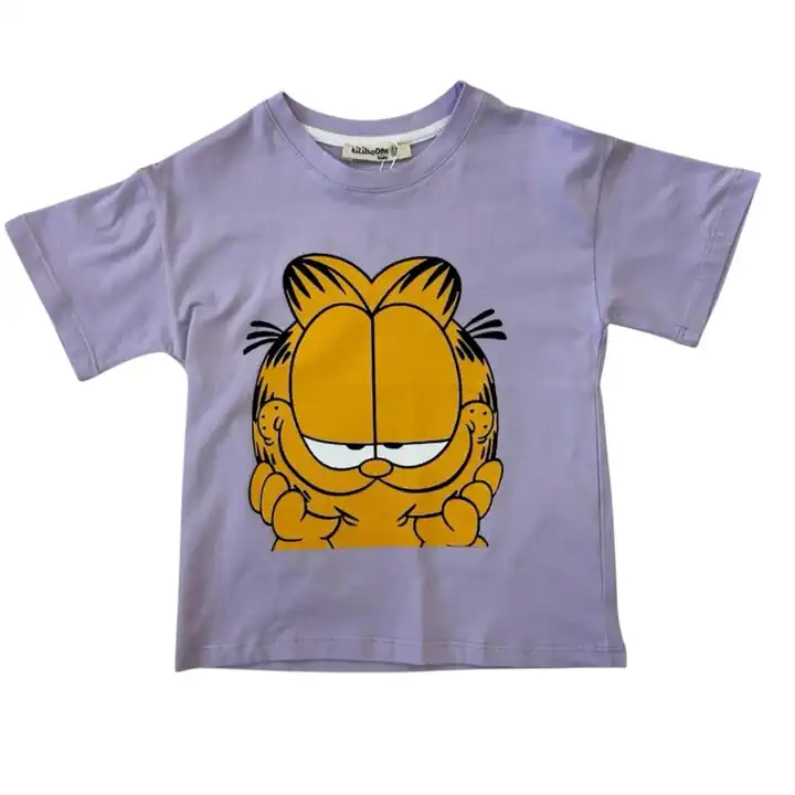 GARFIELD ÇOCUK TİŞÖRT - Lila