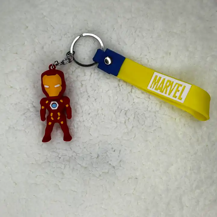 3D SİLİKON IRON MAN ANAHTARLIK