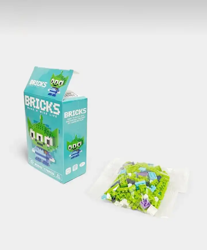 Uzaylı Karakter Bricks 3D Puzzle Lego +14