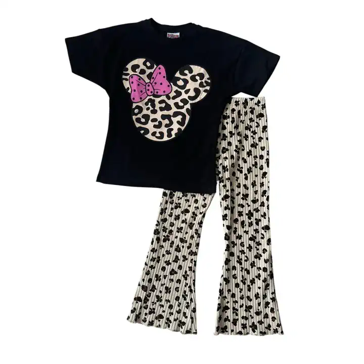 LEOPAR MINNIE İSPANYOL TAKIM - Siyah