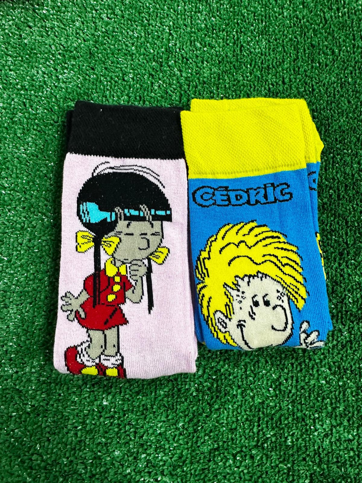 Chen ve Cedric 2 Çift Soket Çorap