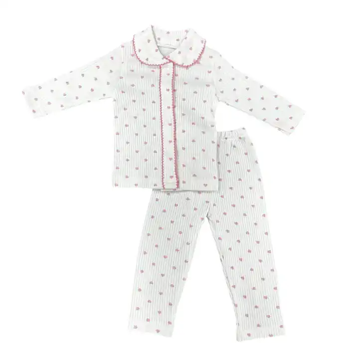 KALPLİ BEBEK PİJAMA TAKIMI - Pembe-Beyaz