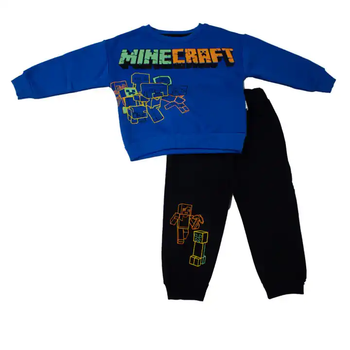 MINECRAFT EŞOFMAN TAKIMI - Mavi
