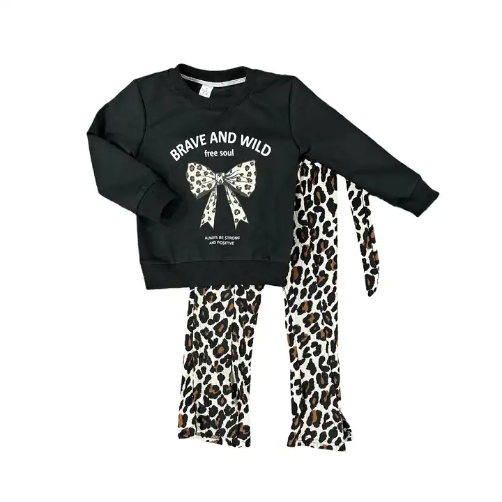 LEOPARLI PANTALONLU TAKIM - Siyah