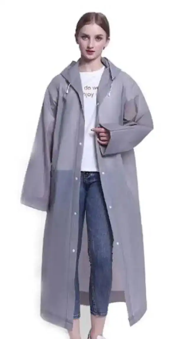 UNISEX YETİŞKİN YAĞMURLUK ONE SIZE - Füme