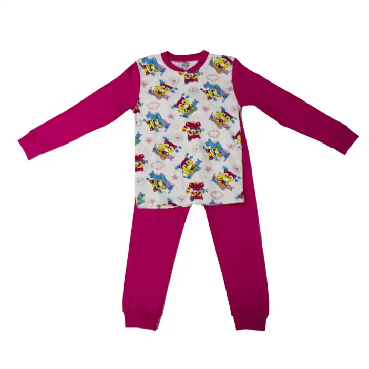 PEMBE KEDİ PİJAMA TAKIMI