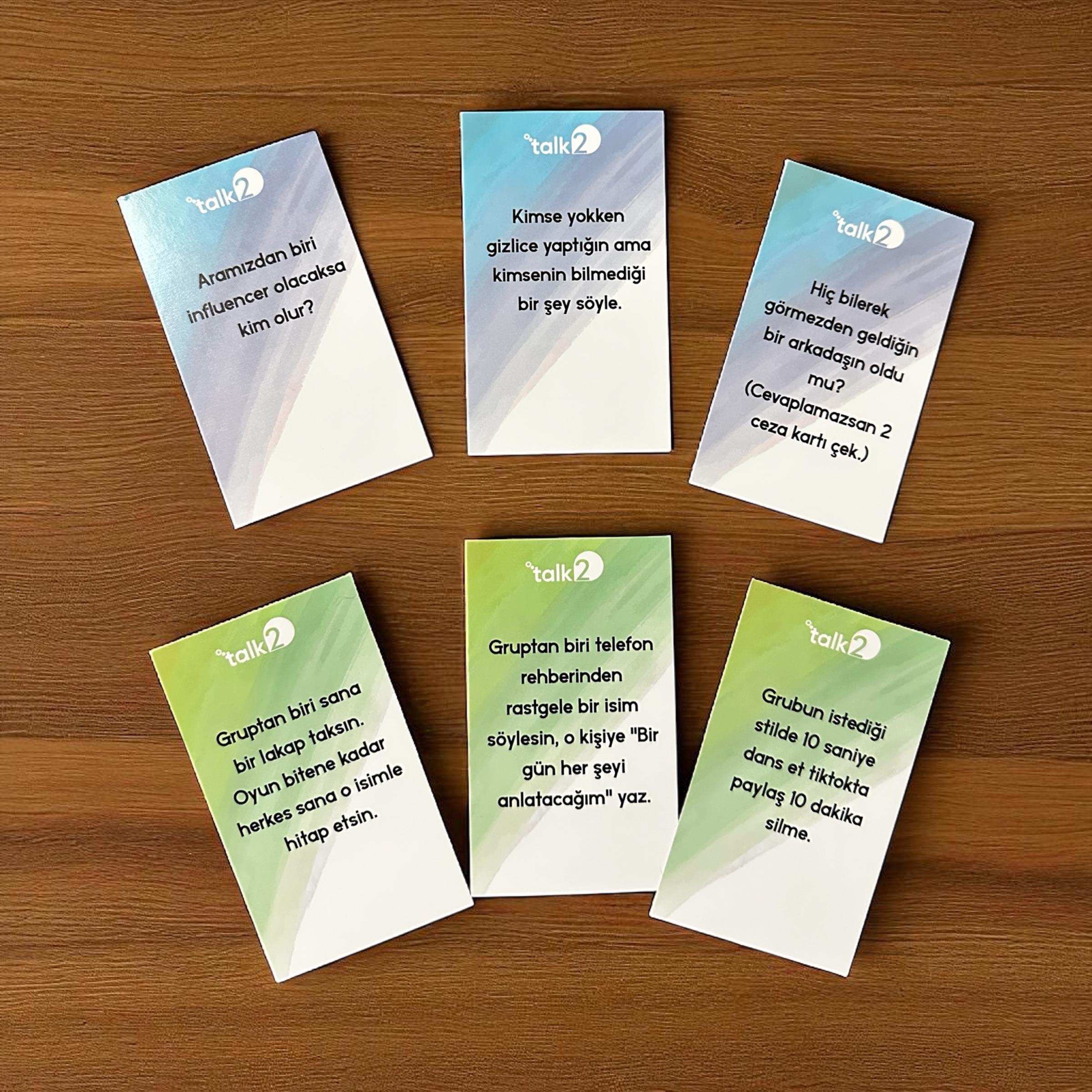 Talk2 Friends Eğlenceli Kart Oyunu