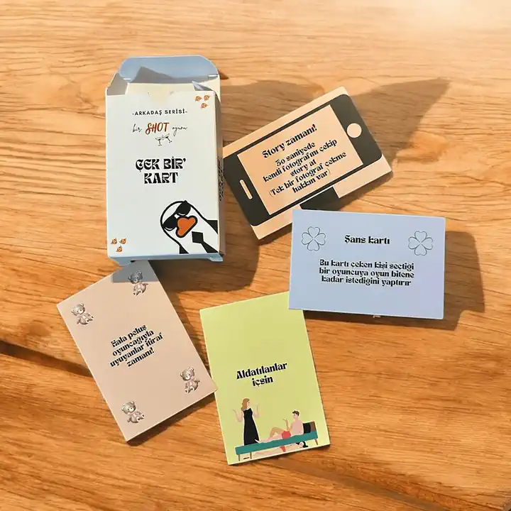 Çek Bi' Kart Arkadaşlara Özel Mini Shot Oyunu