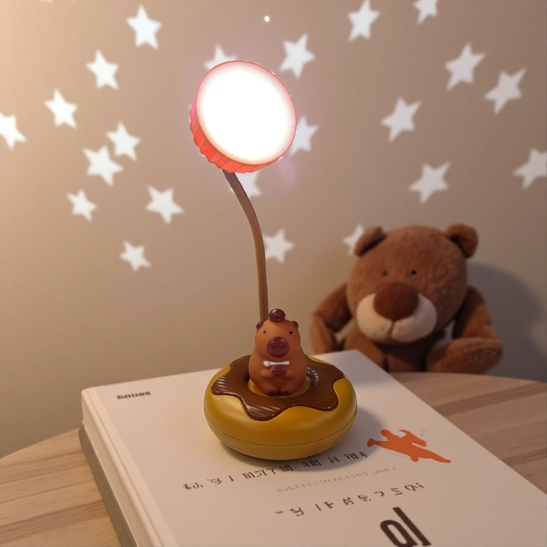 CAPYBARA DEKORATİF LED MASA LAMBASI (K)