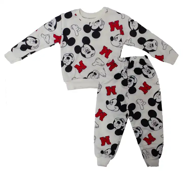 MICKEY MOUSE BEYAZ EŞOFMAN TK