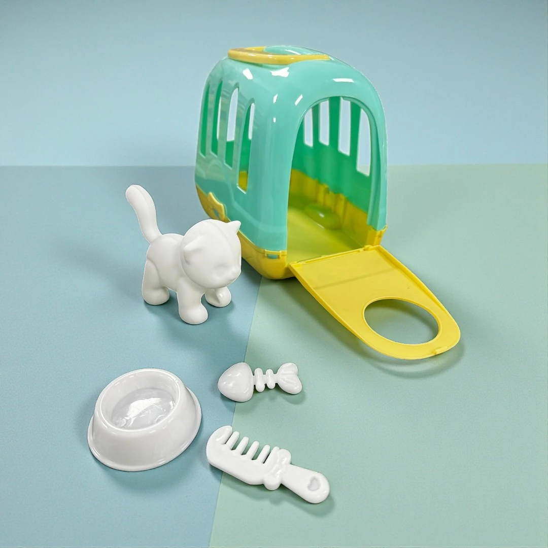 AKSESUARLI KEDİ KULÜBESİ 20X18 CM