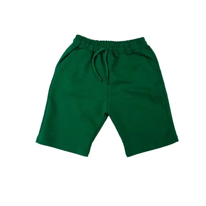 DESENSİZ UNISEX ŞORT - Yeşil