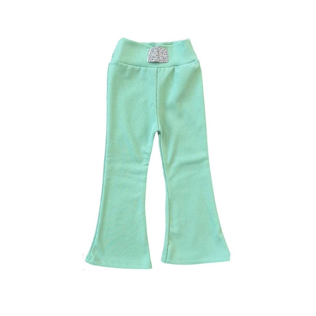 ŞARDONLU FİTİLLİ İSPANYOL TAYT - Yeşil