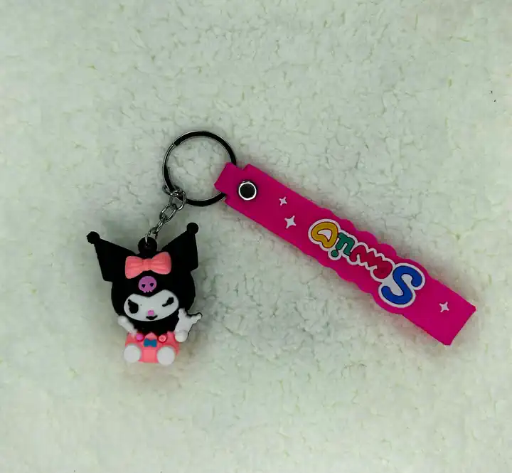 3D SİLİKON KUROMI ANAHTARLIK