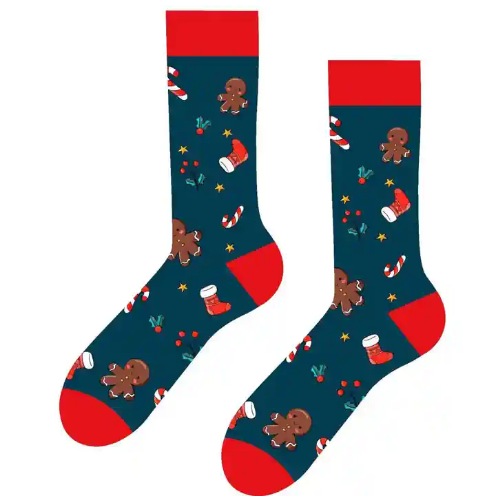 Lacivert Kurabiye Adam Soket Çorap