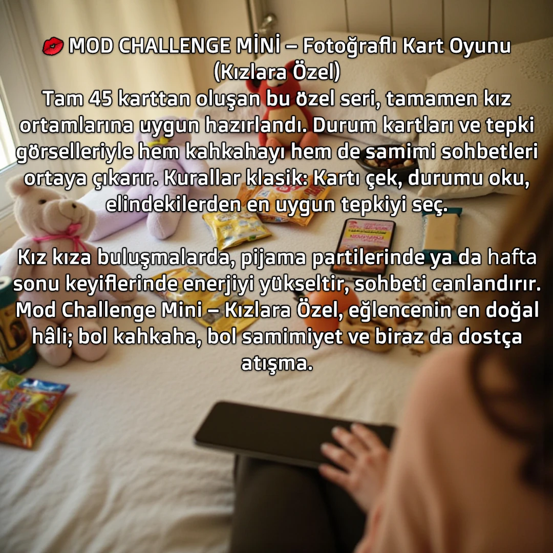 MOD CHALLENGE MİNİ FOTOĞRAFLI KART OYUNU KIZLARA ÖZEL