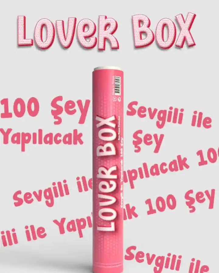 Sevgili Kutusu, Sevgili ile Yapılacak 100 Şey, Kazı Kazan Posteri