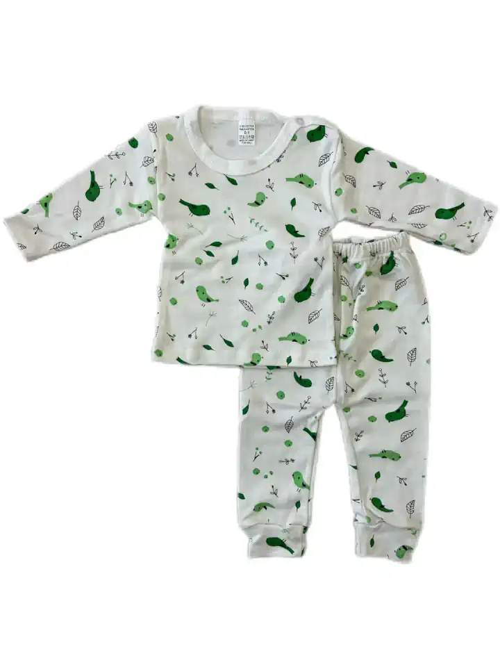 KUŞLU BEBEK PİJAMA TAKIM