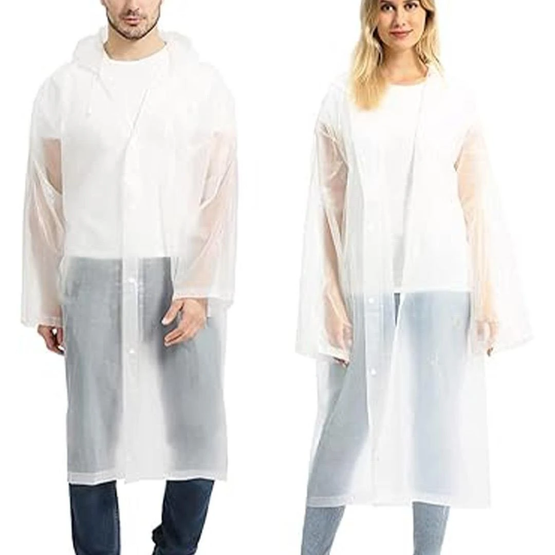 UNISEX YETİŞKİN YAĞMURLUK ONE SIZE - Beyaz