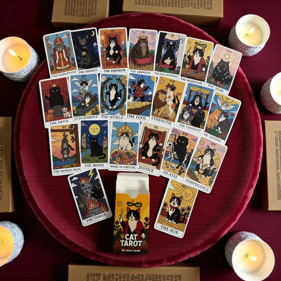 CAT TAROT KARTI