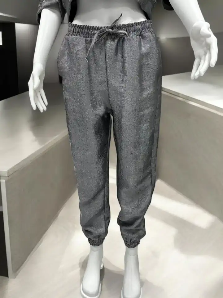 PARLAK GRİ KAPİŞONLU 2 LI TAKIM