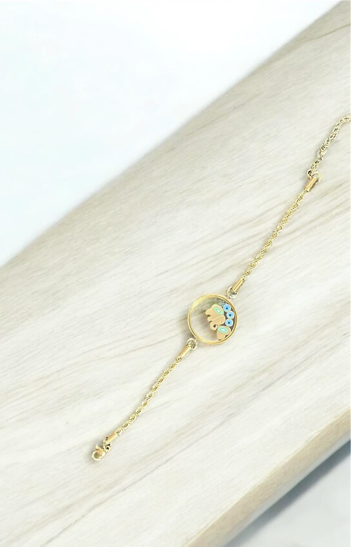 FANUSLU FİL ÇELİK BİLEKLİK