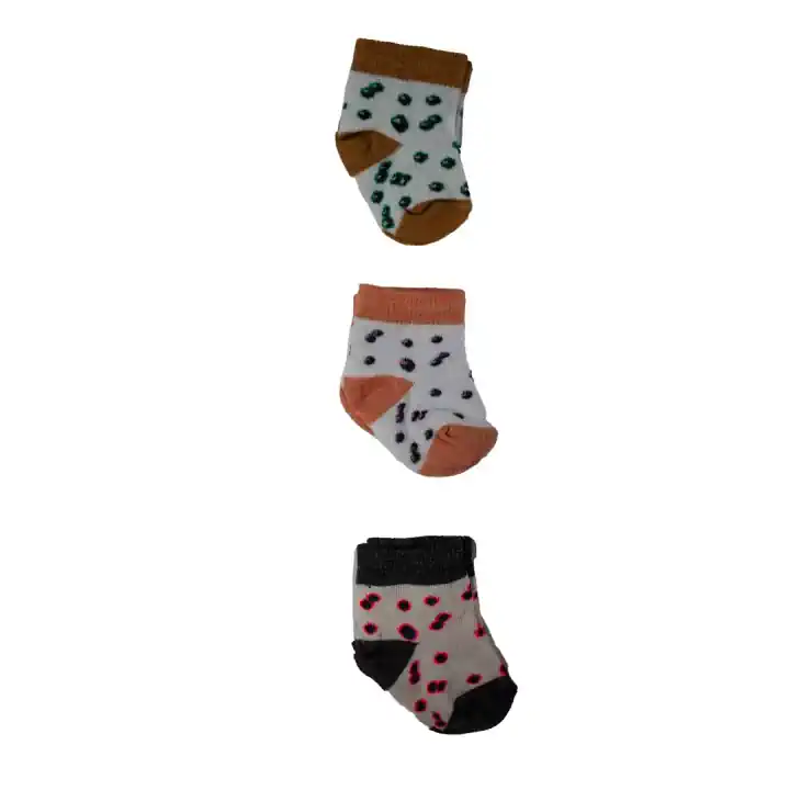 LEOPARLI 3 LÜ BEBEK ÇORAP