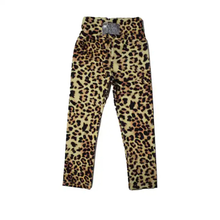 ŞARDONLU FİTİLLİ DÜZ TAYT - Leopar