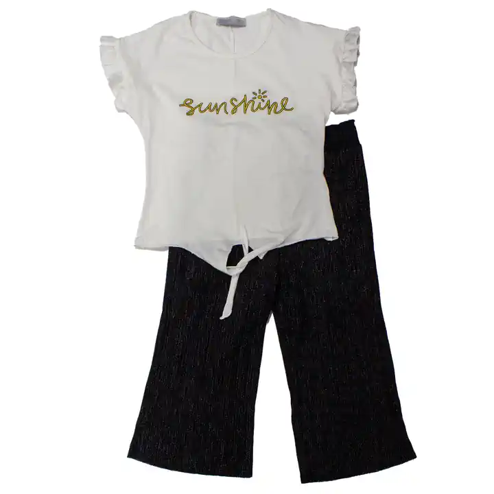 SUNSHINE SİYAH-BEYAZ KIZ TAKIM