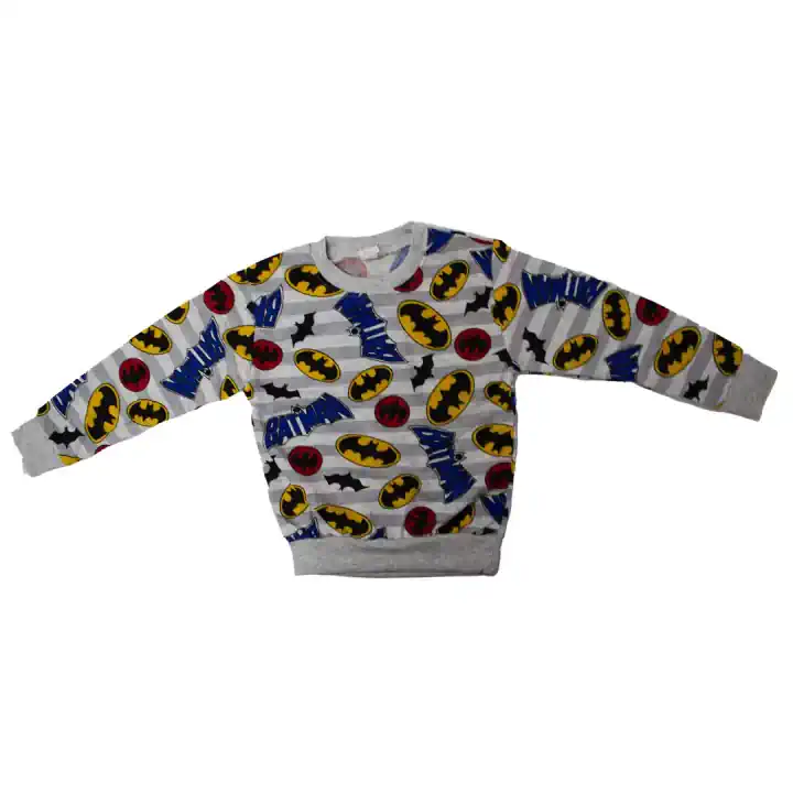 BATMAN ÇİZGİLİ GRİ PİJAMA TK