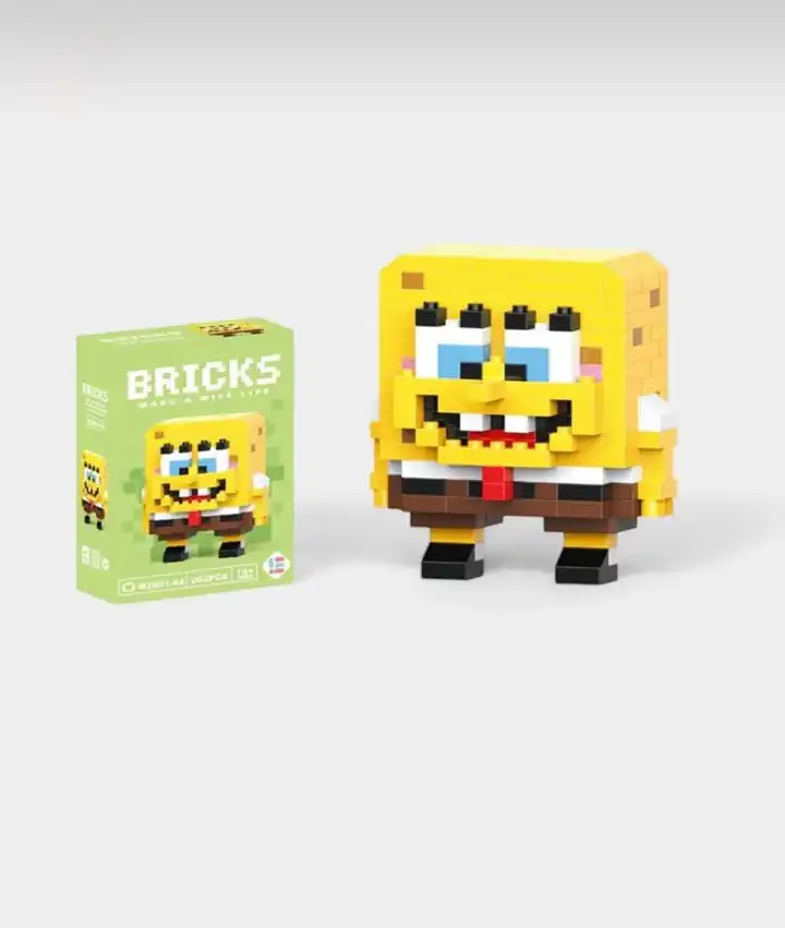 Sponge Bob Bricks 3D Puzzle Lego +14