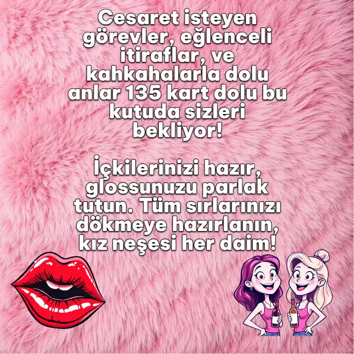 Hangover Kızlara Özel Shot Oyunu (Büyük Boy)