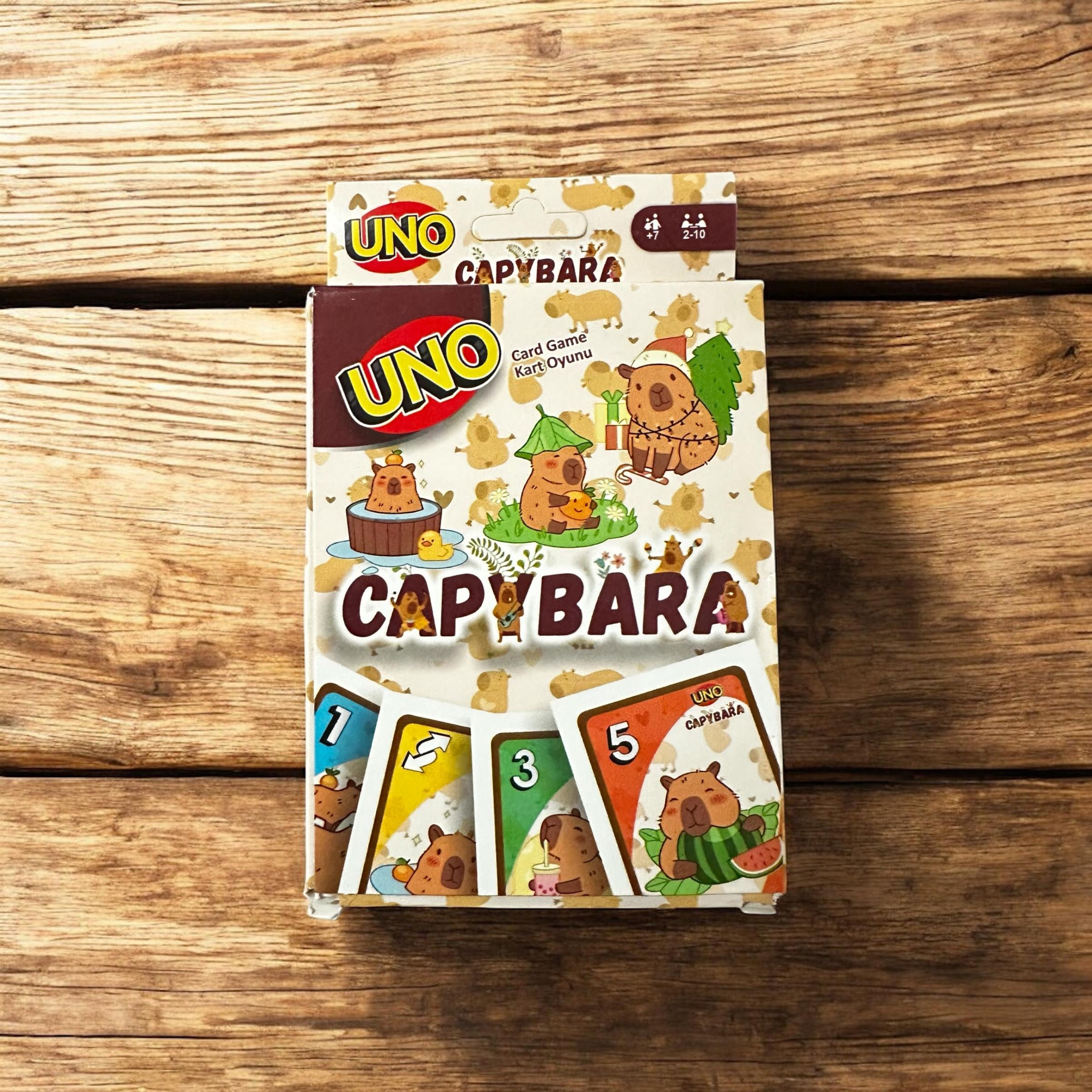UNO CAPYBARA OYUN KARTI