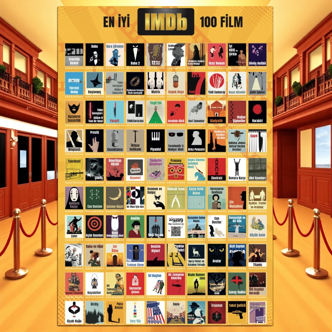 FİLM KUTUSU IMDB EN İYİ 100 FİLM KAZI KAZAN POSTERİ