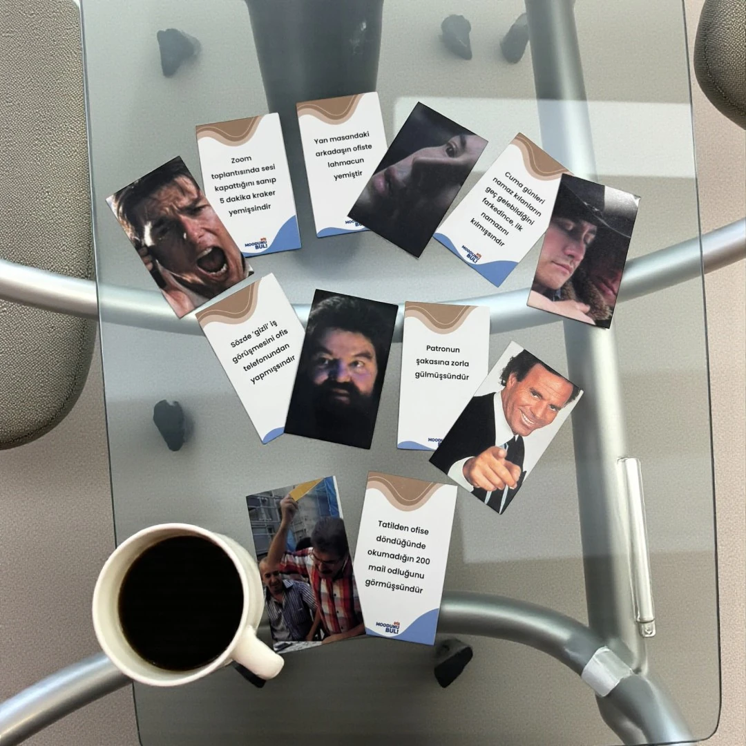 MODUNA GÖRE MİNİ FOTOĞRAFLI KART OYUNU OFİS