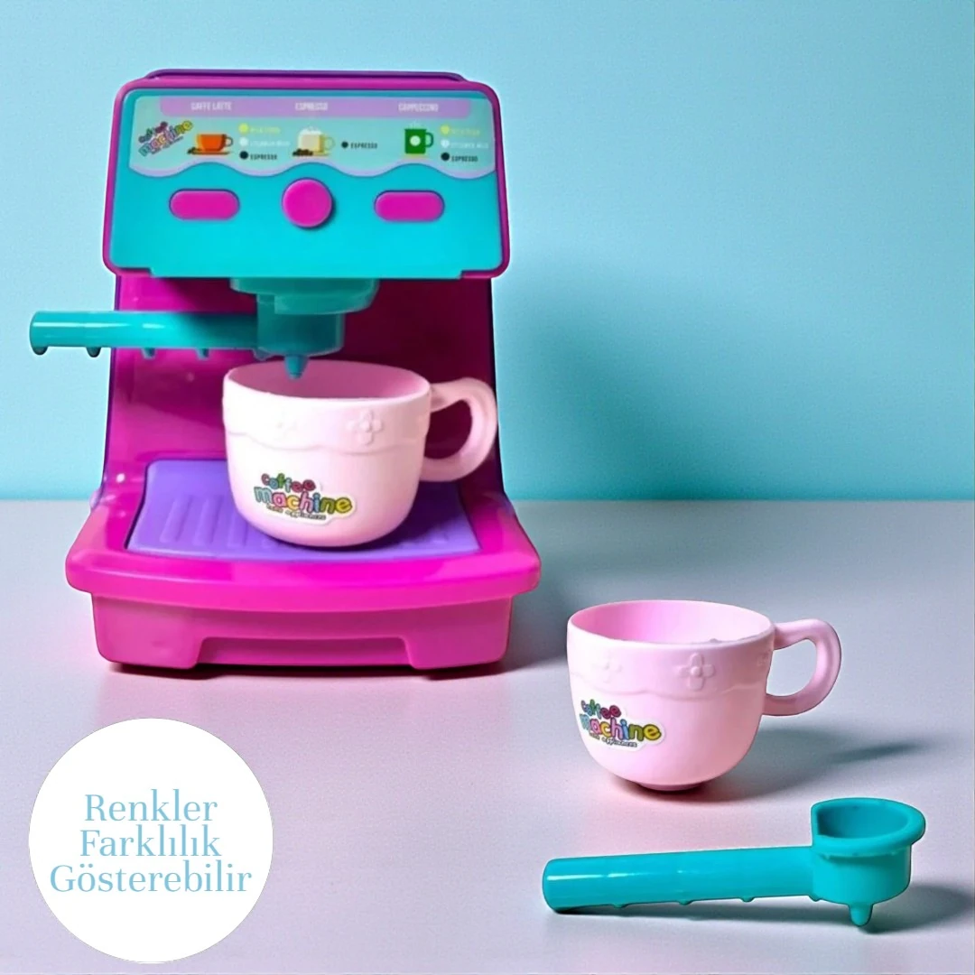 OYUNCAK ÇEVİRMELİ KAHVE MAKİNASI 17X12 CM