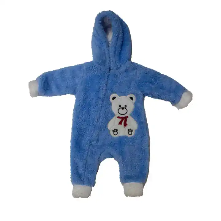 PELUŞ AYICIKLI MAVİ TULUM