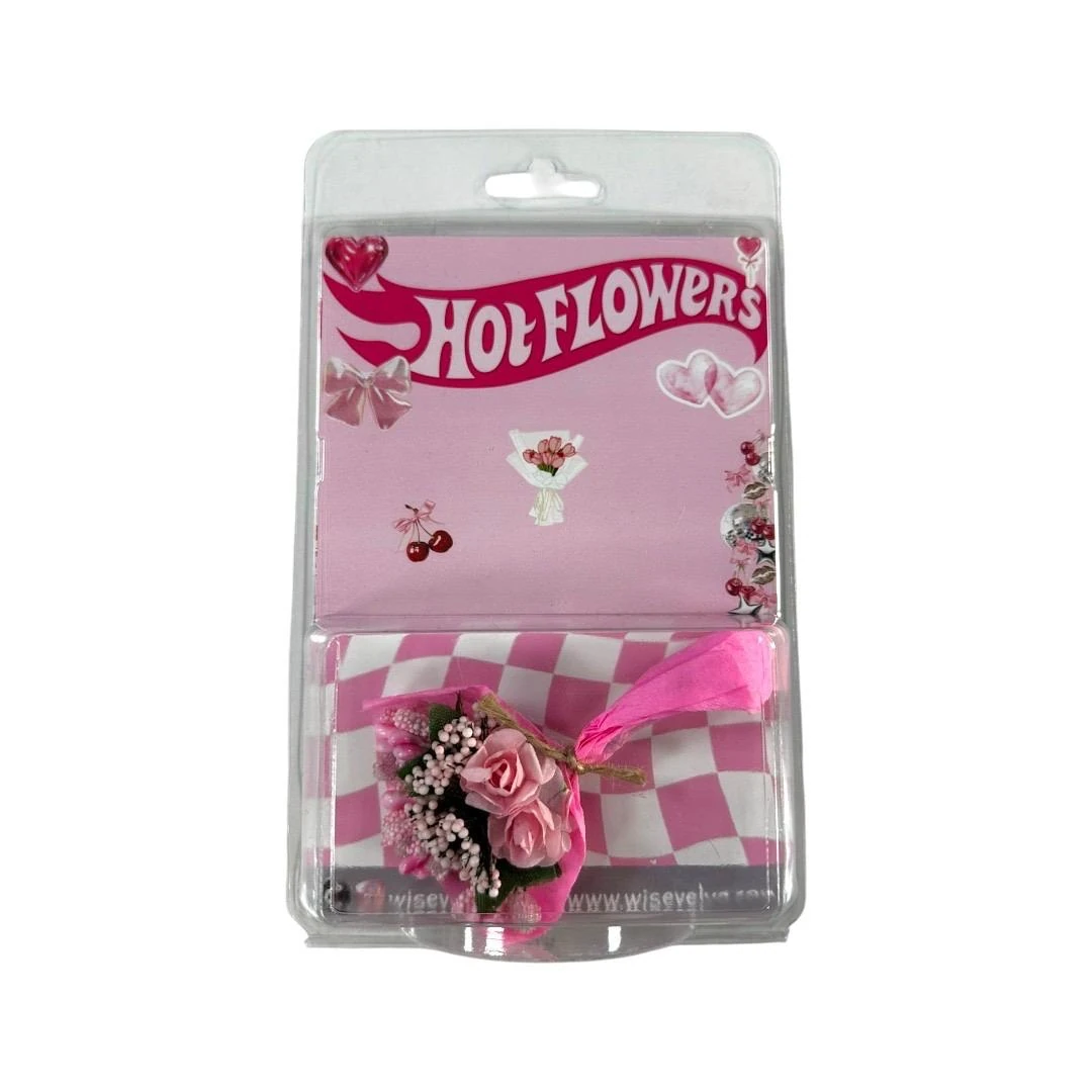 HOT FLOWERS MİNİ ÇİÇEK BUKETİ - Pembe
