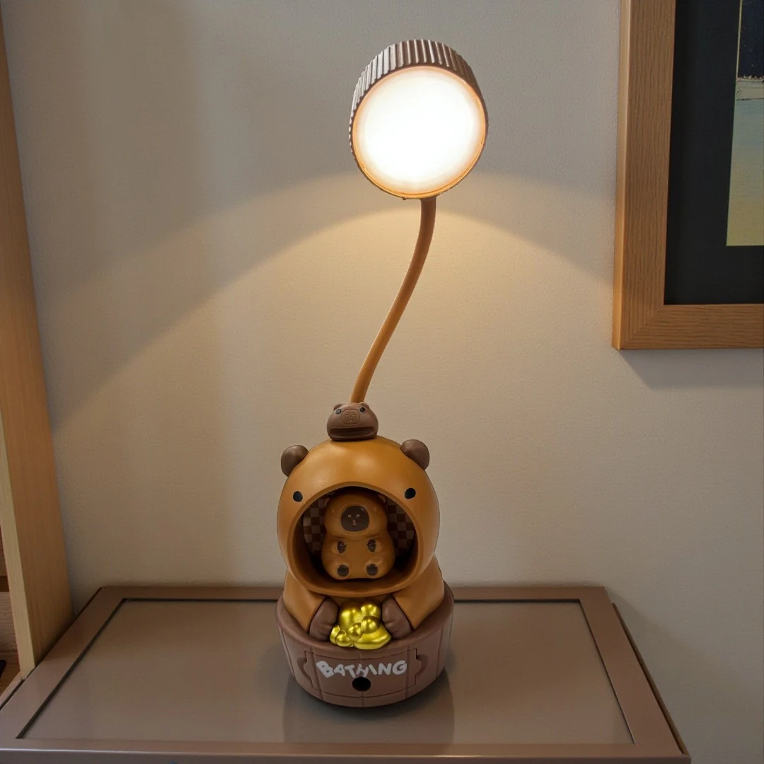 CAPYBARA DEKORATİF LED MASA LAMBASI (S)