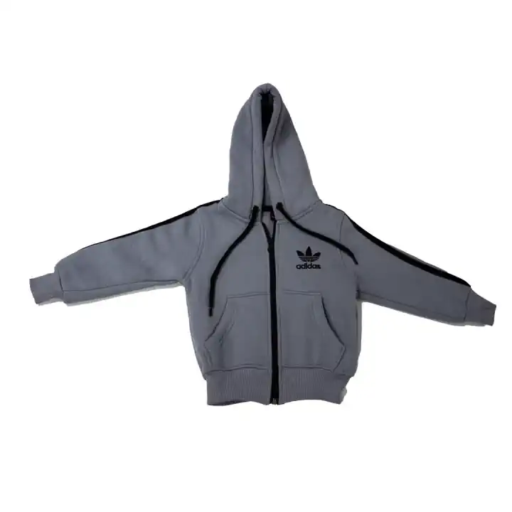 ADIDAS GRİ SİYAH FERMUARLI EŞOFMAN TK.