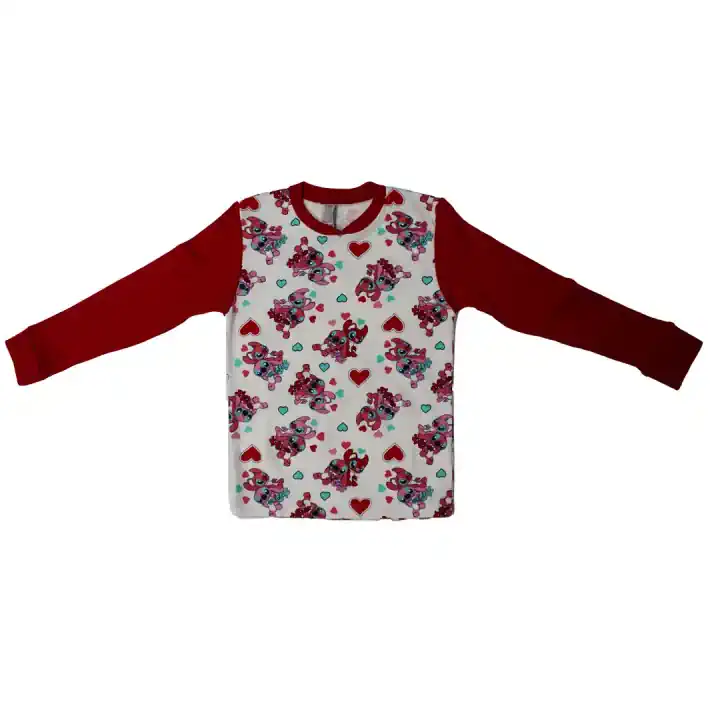 KIRMIZI KALPLİ PİJAMA TAKIMI