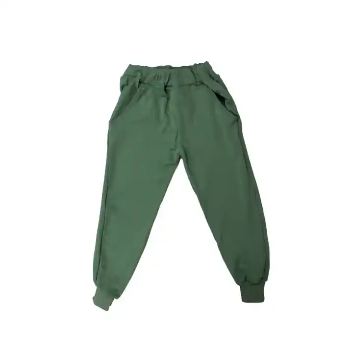 ÇOCUK LASTİK PAÇA EŞOFMAN ALTI - Açık Yeşil