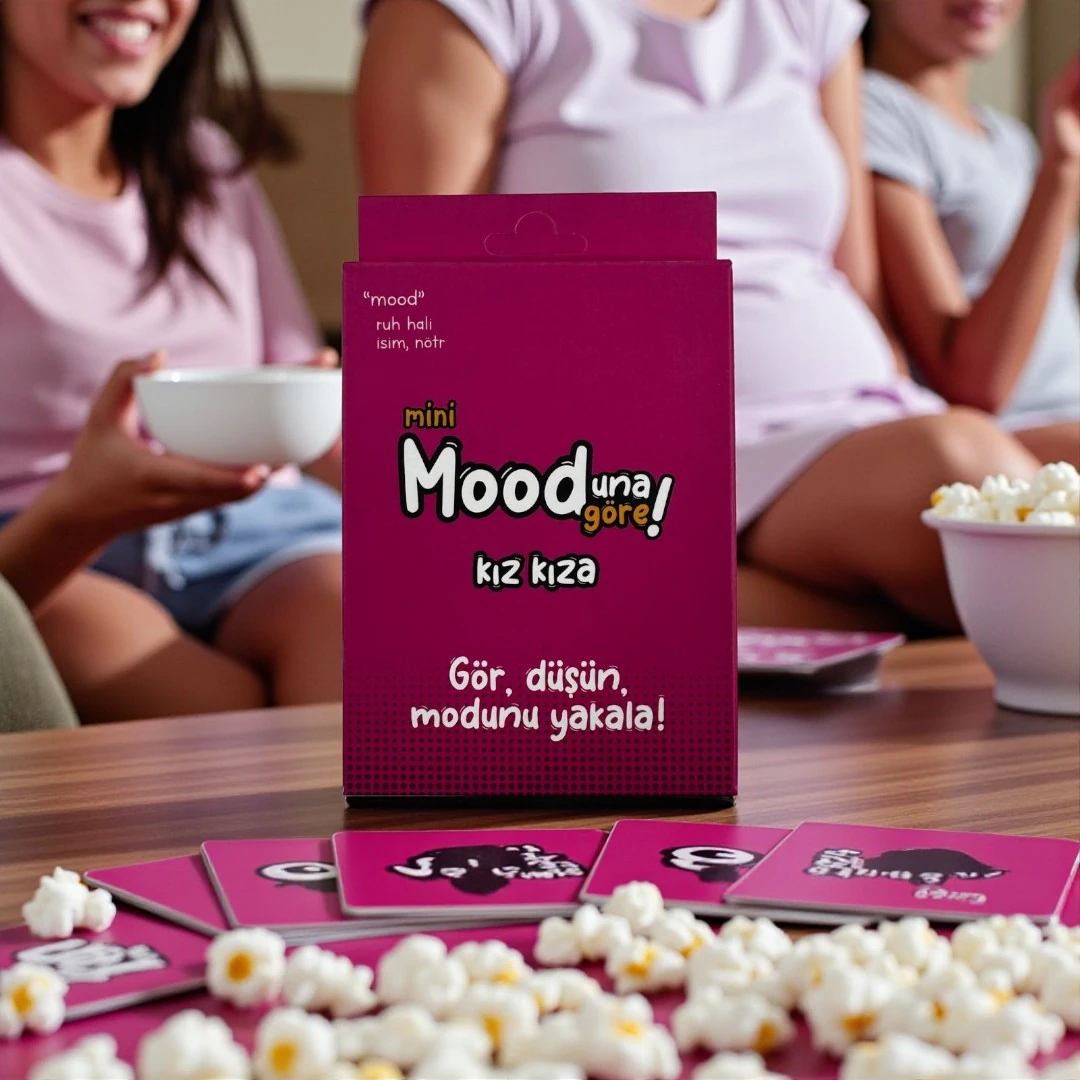 MODUNA GÖRE CEP BOY FOTOĞRAFLI KART OYUNU KIZ KIZA