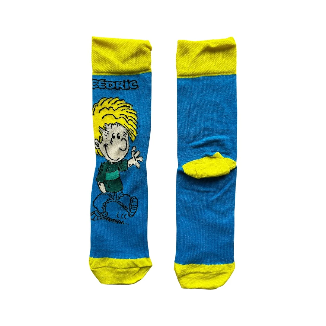 CEDRIC SARI MAVİ SOKET ÇORAP