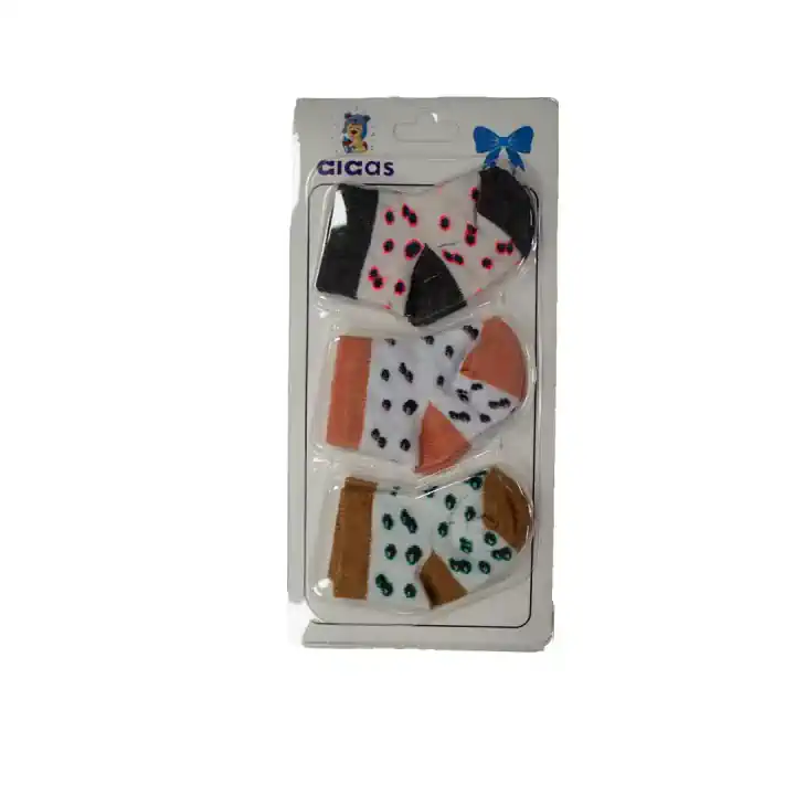 LEOPARLI 3 LÜ BEBEK ÇORAP