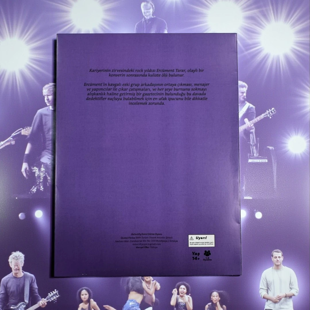 CİNAYET ÇÖZME OYUNU ROCK YILDIZI CİNAYETİ DOSYASI