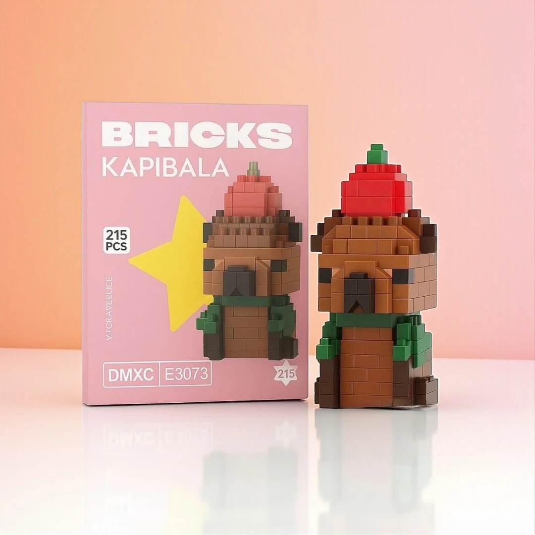CAPYBARA BRICKS 3D PUZZLE LEGO +14