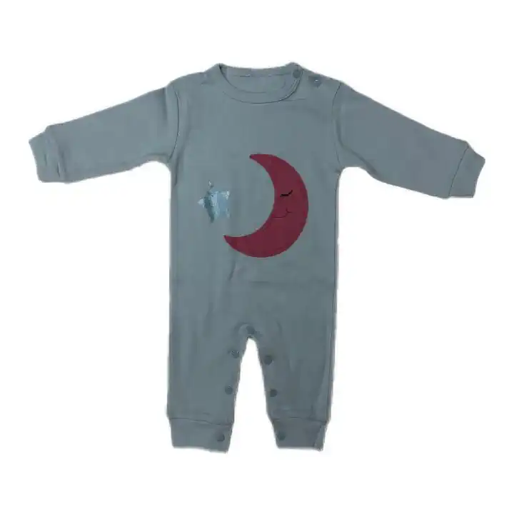 MAVİ AYDEDE DESENLİ UZUN KOL TULUM