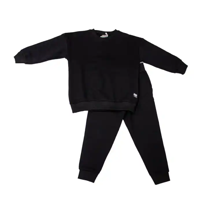 SİYAH DÜZ EŞOFMAN TAKIMI